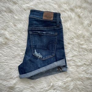 American Eagle Curvy High Waisted Next Level Stretch Shorts